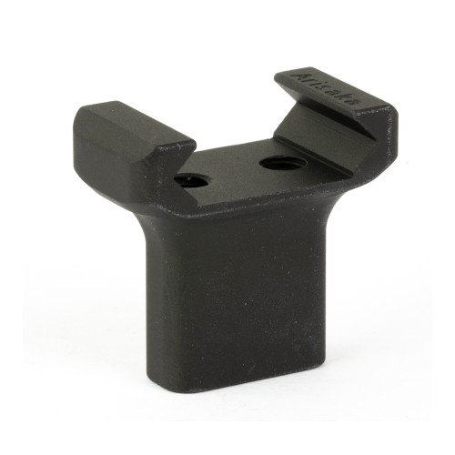 Arisaka Defense
Fingerstop Picatinny




The Arisaka Finger Stop was developed as a low profile, minimal control accessory. This version is for 1913 Picatinny rails.

The Finger Stop has a slim profile which is ergonomically designed to be located between your index and middle fingers. This typically places it further forward on the handguard, which means it doesn't get in the way when transitioning to kneeling or prone shooting positions, where most people move their support hand towards the rear. The wider profile also functions equally well as a rear hand stop, for those who prefer it in this location.

Additionally, the Finger Stop functions well as a forward limit to prevent your fingers from slipping off shorter handguards onto a hot barrel or suppressor, and as a barricade rest.

The Finger Stop is secured to the rail by two nylon tipped set screws (torque to 15 inch lbs). Due to the low profile design, the Finger Stop must be installed by sliding it onto the 1913 Picatinny rail. The fit is very precise to the 1913 Picatinny specification, so out-of-spec or damaged rails may result in difficulties during installation.

Height: 0.75" above 1913 Picatinny rail

Length: 0.3"

Width: 0.68"

Weight: 0.4 oz

Per the ATF, installing an Arisaka Finger Stop on the forward accessory rail of a pistol will not result in the firearm being classified as an "any other weapon" as defined in the NFA, 26 U.S.C. § 5845(a).

The Finger Stop is CNC machined from 6061-T651 aluminum and MIL-A-8625 Type III hard coat anodized. Requires a 3/32" Allen wrench for installation (not included).

Hardware: Two 10-32x1/2" nylon tip set screws.

Made in the USA.