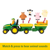 John Deere Animal Sounds Hayride - Preschool Farm Toys 34908VD