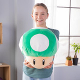 Club Mocchi-Mocchi- Super Mario Mega 1Up Mushroom Plush Stuffed Toy T12971