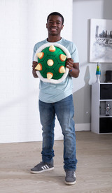 Club Mocchi- Mocchi- Super Mario™ Bowser Shell Mega Plush Toy, 15 inch T12411B