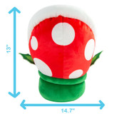Club Mocchi- Mocchi- Super Mario™ Piranha Plant Mega Plush Stuffed Toy, 15 inch T12414
