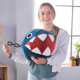 Club Mocchi- Mocchi- Super Mario™ Chain Chomp Mega Plush Toy, 15 inch
