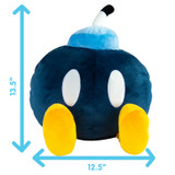 Club Mocchi- Mocchi- Super Mario™ Bob-omb Mega Plush Toy, 15 inch T12813
