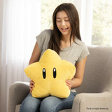 Club Mocchi- Mocchi- Super Mario™ Super Star – Mega Plush Toy – 15 inch T12892