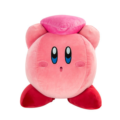 Club Mocchi- Mocchi- Kirby with Heart Mega Plush Toy, 15 inch T12878