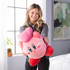 Club Mocchi- Mocchi- Kirby with Heart Mega Plush Toy, 15 inch T12878