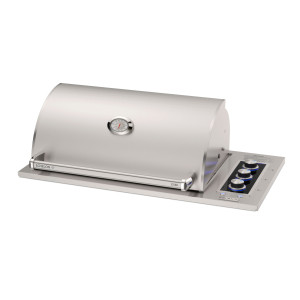 Fire Magic Echelon E540d 30-Inch Drop-In Gas Grill (with Hood) - Front View