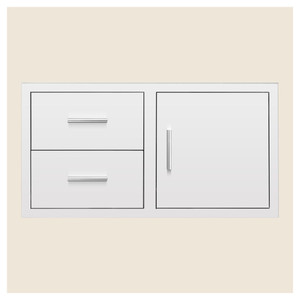 Summerset 33" 2-Drawer and Access Door Combo with Hidden Hinge