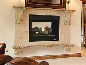 Superior DRT35ST 35" Traditional See-Through Direct Vent Gas Fireplace