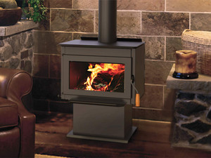Superior WXS2021 Freestanding Wood-Burning Stove with Cast Iron Door
