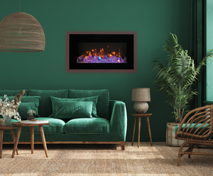 Amantii Built-In Flush Mount 26" Electric Fireplace (WM-FM-26-3623-BG)