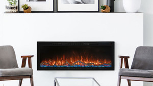 Modern Flames Spectrum Slimline 50" Wall Mount/Recessed Electric Fireplace