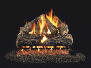 Real Fyre G46 ANSI Burner with Charred Series Log Set