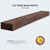 Flat Sawn Beam Mantel - Lexington Hearth Non-Combustible Mantel