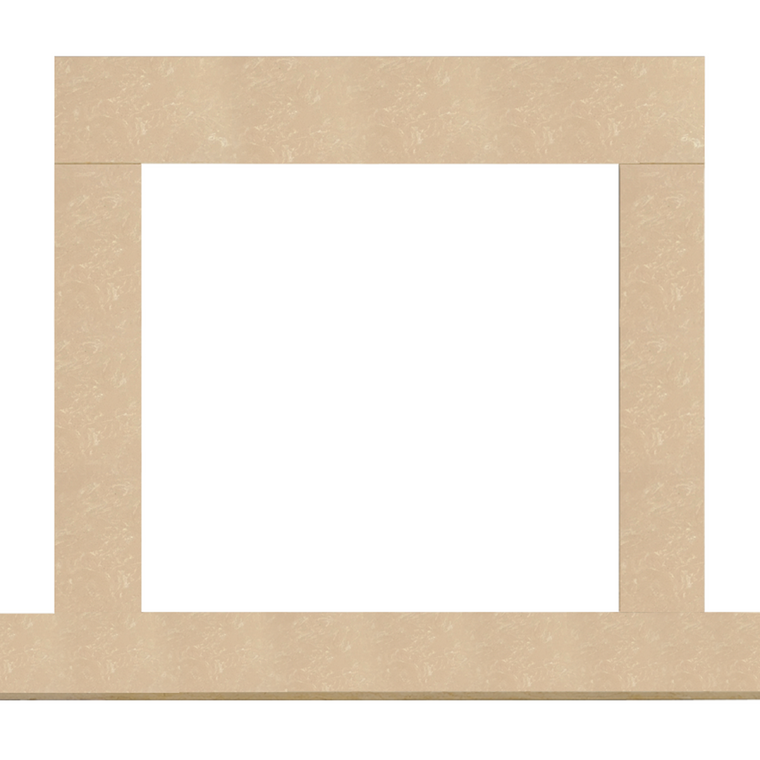 HHT Fireside Finishings Beige Marble Surround Set