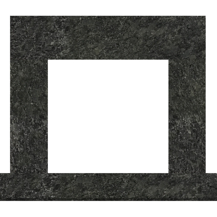 HHT Fireside Finishings Steel Gray Granite Surround Set