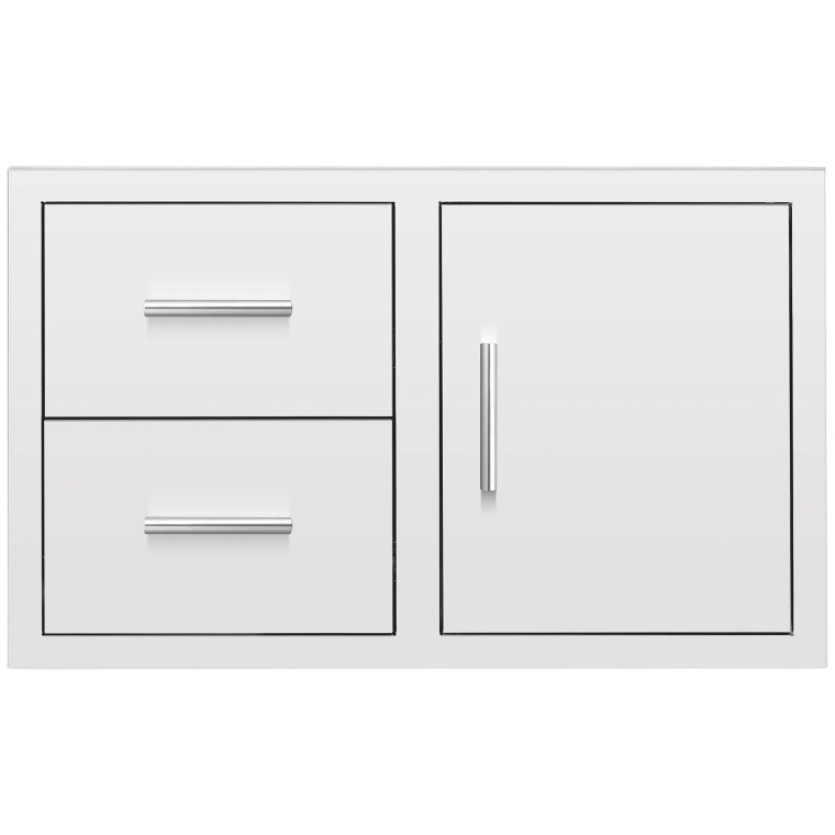 Summerset 36" 2-Drawer and Access Door Combo with Hidden Hinge
