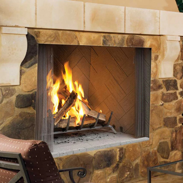 Superior WRE4536 36" Paneled Outdoor Wood-Burning Fireplace
