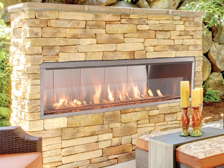 Superior VRE4636 36" Linear Outdoor Vent-Free Gas Fireplace