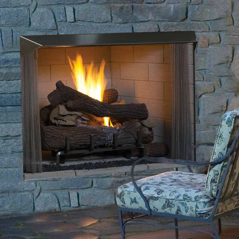 Superior VRE4536 36" Paneled Outdoor Vent-Free Firebox
