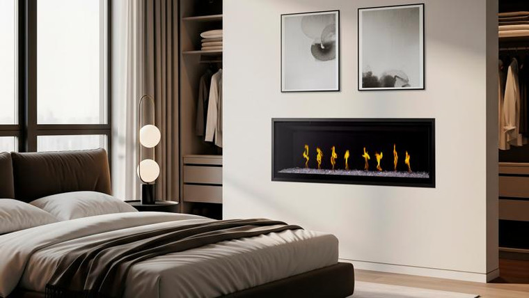 SimpliFire Allusion Edge 60 Linear Electric Fireplace