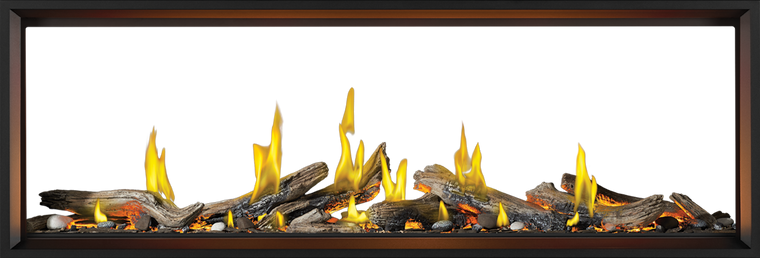 Napoleon TLV74ST Tall Linear Vector 74 See-Through Direct Vent Gas Fireplace