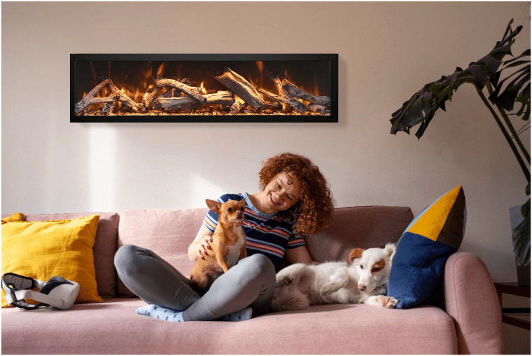 Amantii Panorama Deep 60" Electric Fireplace (BI-60-DEEP-OD)