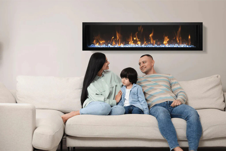 Amantii Panorama Slim 60" Electric Fireplace (BI-60-SLIM-OD)