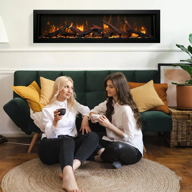Amantii Panorama Xtra Tall 72" Electric Fireplace (BI-72-DEEP-XT)