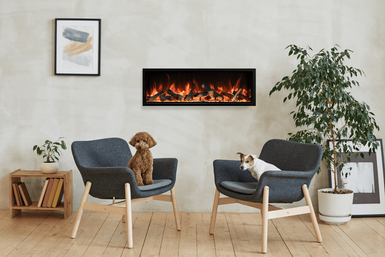 Amantii Symmetry Xtra Tall Bespoke 50" Electric Fireplace (SYM-50-XT-BESPOKE)