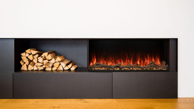 Modern Flames Landscape Pro 56" Multi-Sided Built-In Electric Fireplace