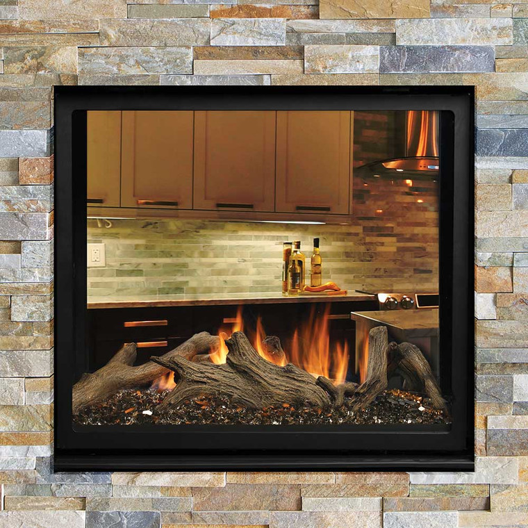 Kingsman MCVST42 42" See-Through Direct Vent Gas Fireplace