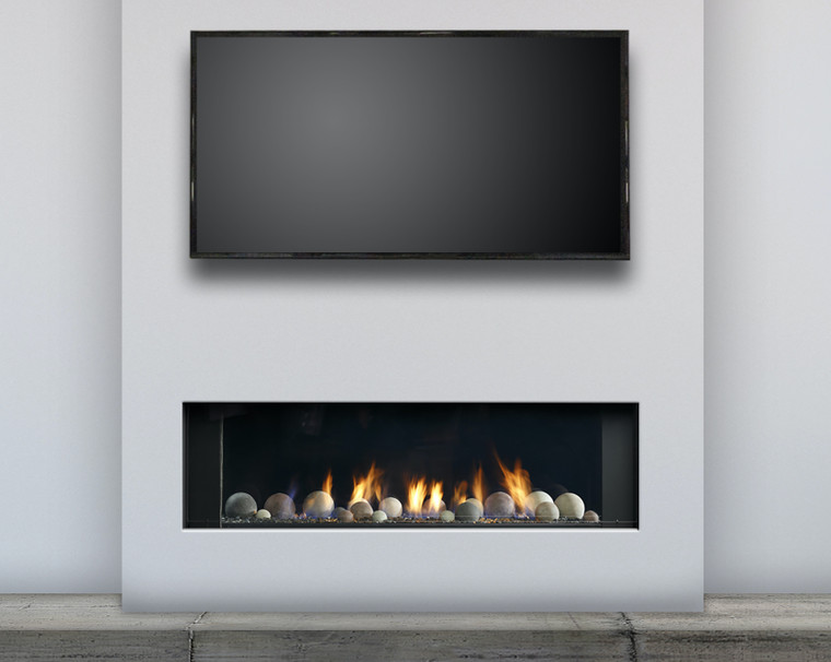 Marquis Enclave 60 Single Side Linear Direct Vent Gas Fireplace
