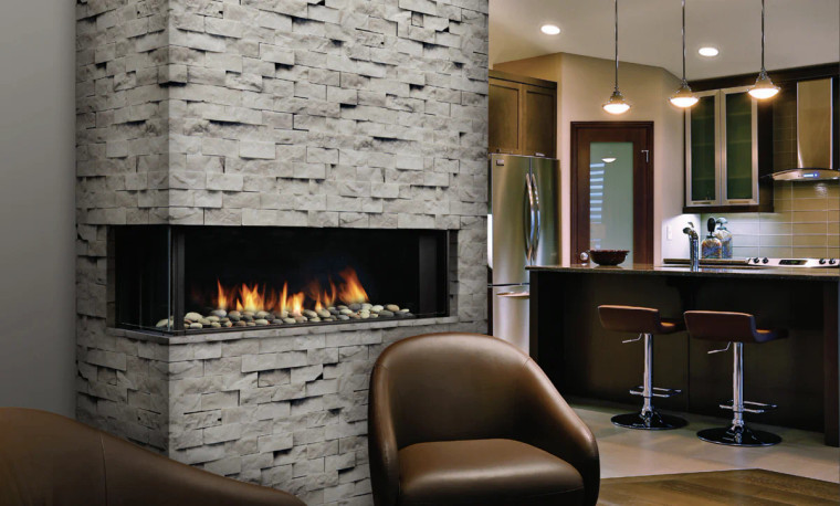 Marquis Enclave 72 Corner Linear Direct Vent Gas Fireplace