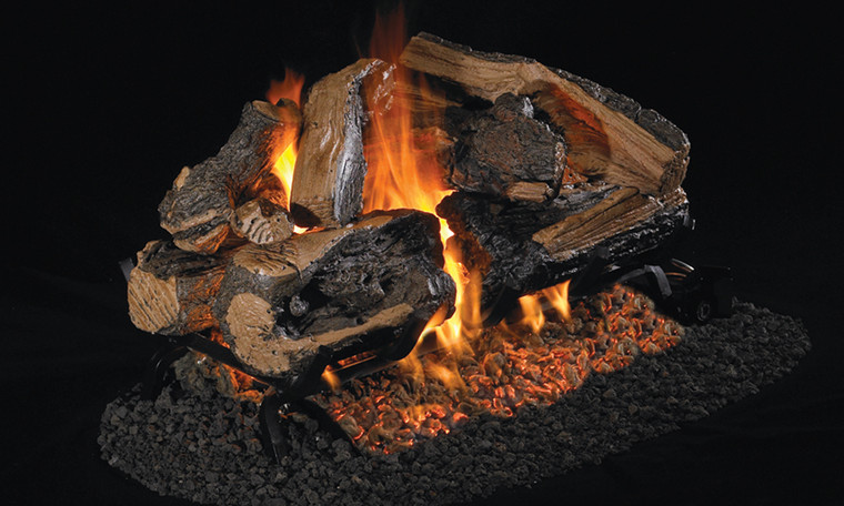 Real Fyre GX45 Heavy-Duty Burner with Premium Log Set