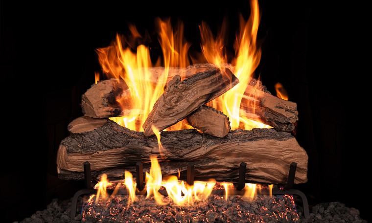 Real Fyre G46 ANSI Burner with Designer Series Log Set