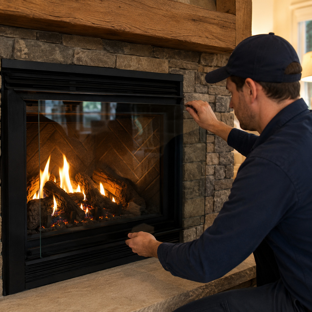 Gas Fireplace Repair after