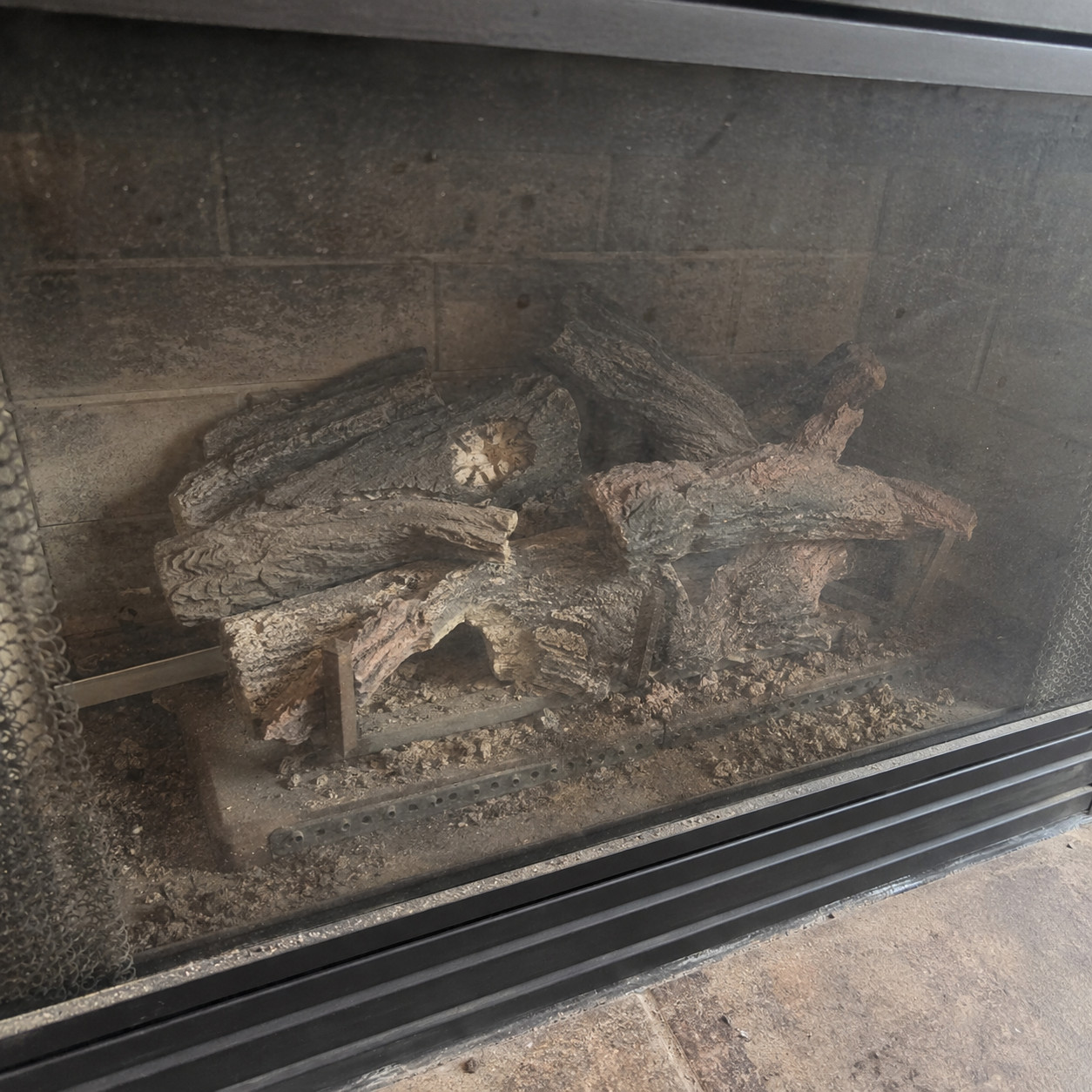 Gas Fireplace Repair before