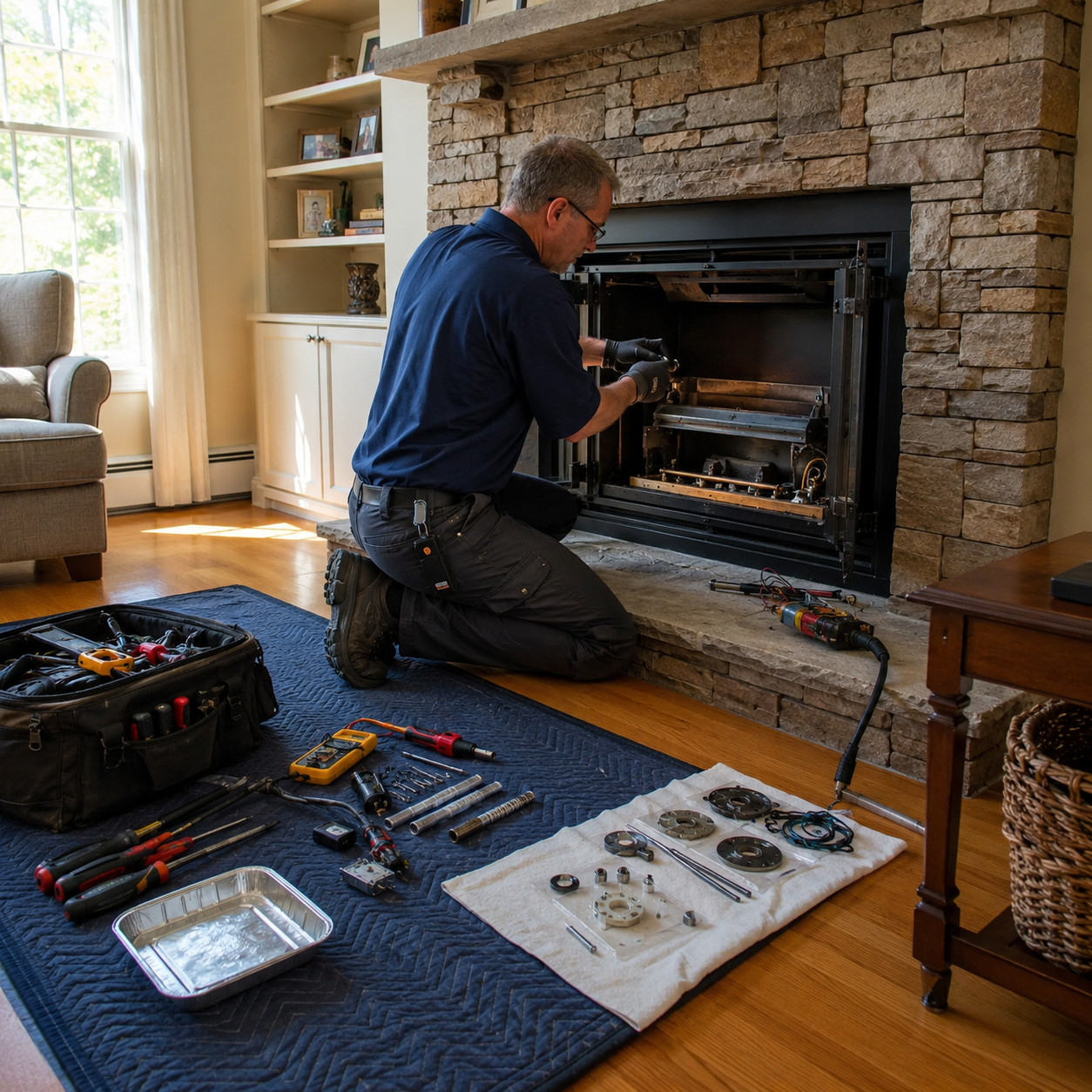 Gas Fireplace Repair gallery image 8