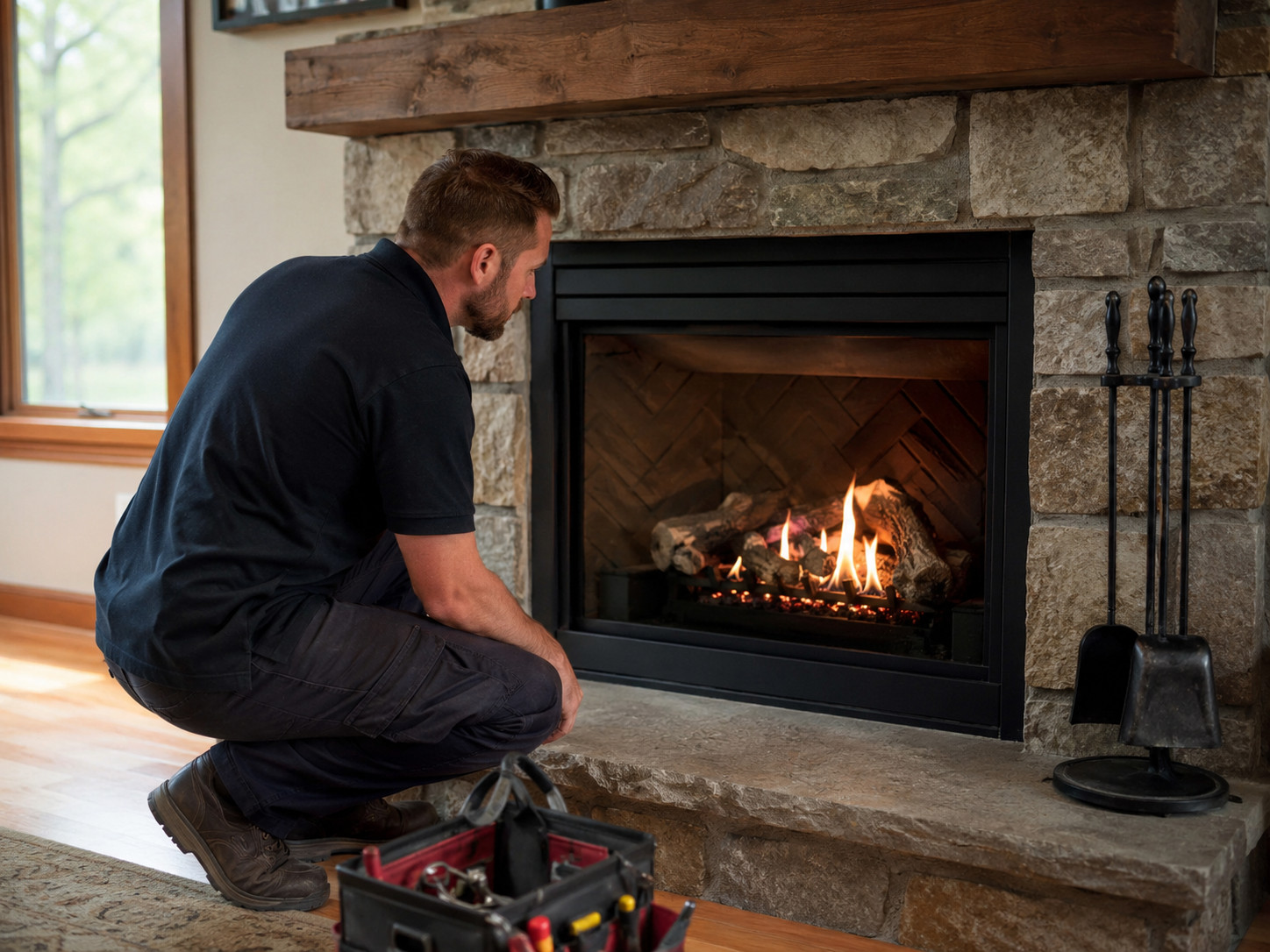 Gas Fireplace Repair step 4: Repair & Test