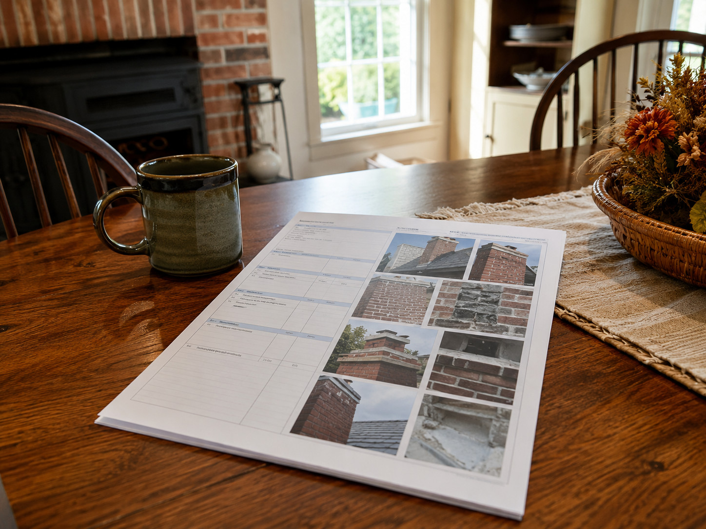 Masonry Repair step 2: Scope & Quote