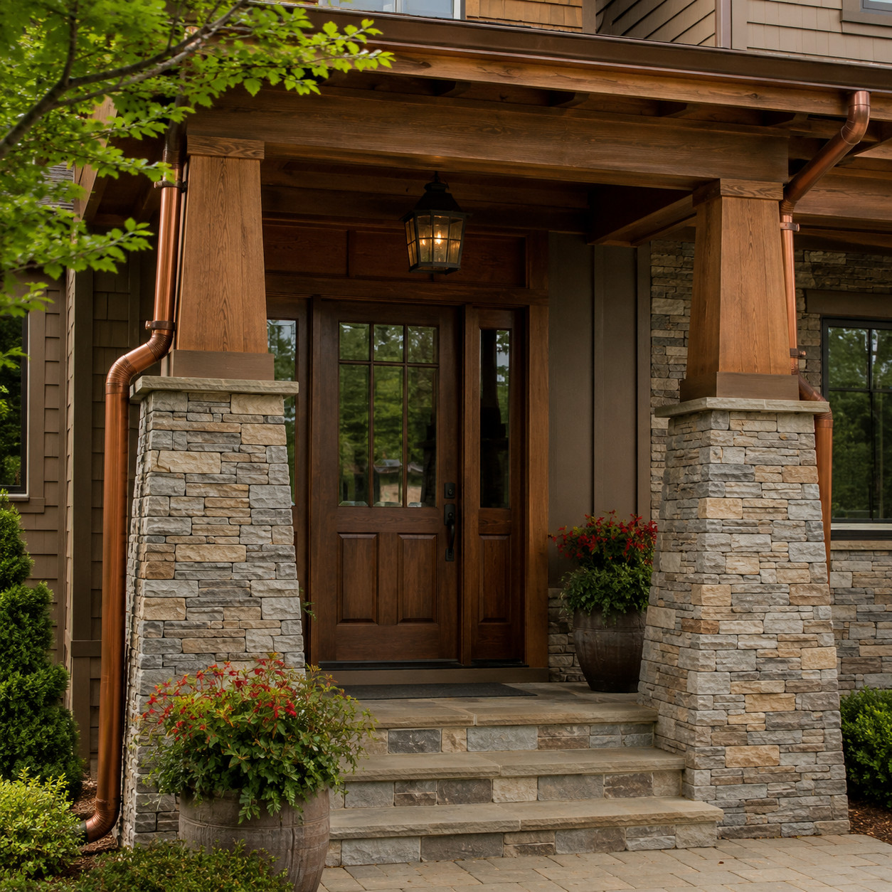 Thin Stone Veneer Installation project 6