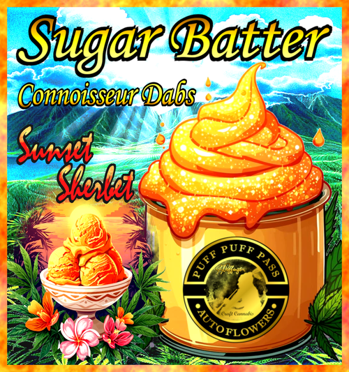 2g Sugar Batter - Sunset Sherbet - Potent, Delicious, Sugary Connoisseur Dabs