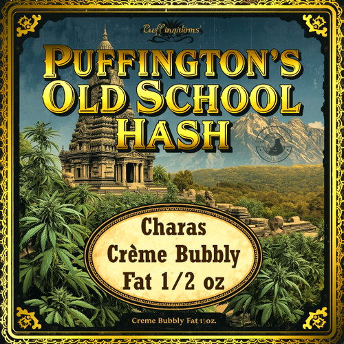 Old School Hash - Fat 1/2oz - Exquisite Aged Charas w/ Creme Bubbly Profile!  Limited Time Deal!