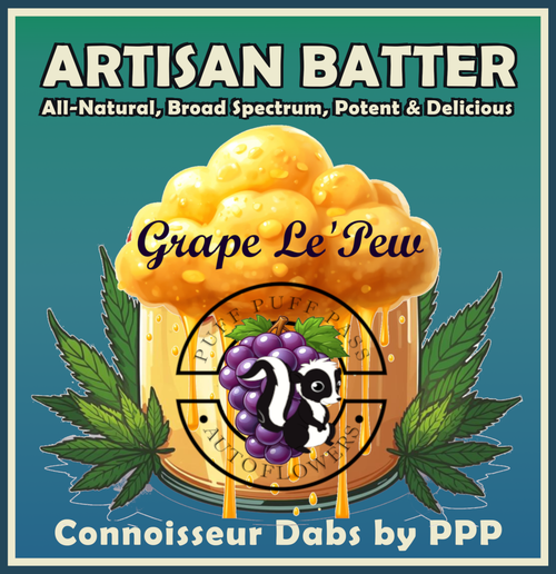 Artisan Batter 3g - Grape Le'Pew - Smooth, Fluffy, Potent & Delicious! Connoisseur Dabs!