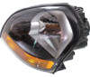 HEAD LAMP LH ORANGE REFLECTOR BLACK BEZEL HQ REPLACEMENT FOR HYUNDAI  TUCSON 2008 PARTSLINK NUMBER  HY2502165