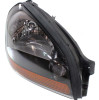 HEAD LAMP RH ORANGE REFLECTOR BLACK BEZEL HQ REPLACEMENT FOR HYUNDAI  TUCSON 2008 PARTSLINK NUMBER  HY2503165