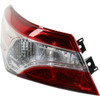 TAIL LAMP LH LE MODEL JAPAN BUILT W/O SMOKED TINT CAPA  REPLACEMENT FOR TOYOTA CAMRY 2019 PARTSLINK NUMBER TO2804138C