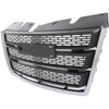 GRILLE MATTE-BLACK W/CHROME MLDG  REPLACEMENT FOR GMC TERRAIN 2015 PARTSLINK NUMBER  GM1200630