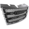 GRILLE MATTE-BLACK W/CHROME MLDG  REPLACEMENT FOR GMC TERRAIN 2015 PARTSLINK NUMBER  GM1200630